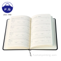 Leder -Bindungsstil -Planer PU Hardcover Notebook